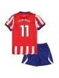 Otroški Nogometna dresi replika Atletico Madrid Ademola Lookman #11 Domači 2026-27 Kratek rokav (+ hlače) Otroški Nogometna dresi replika Atletico Madrid Ademola Lookman #11 Domači 2026-27 Kratek rokav (+ hlače)